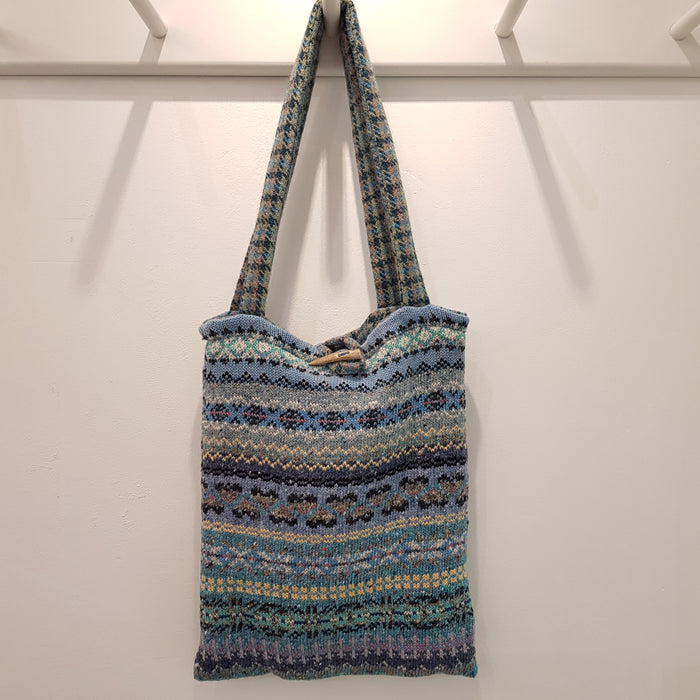 'Blue Fairisle' Bag, (AD57)