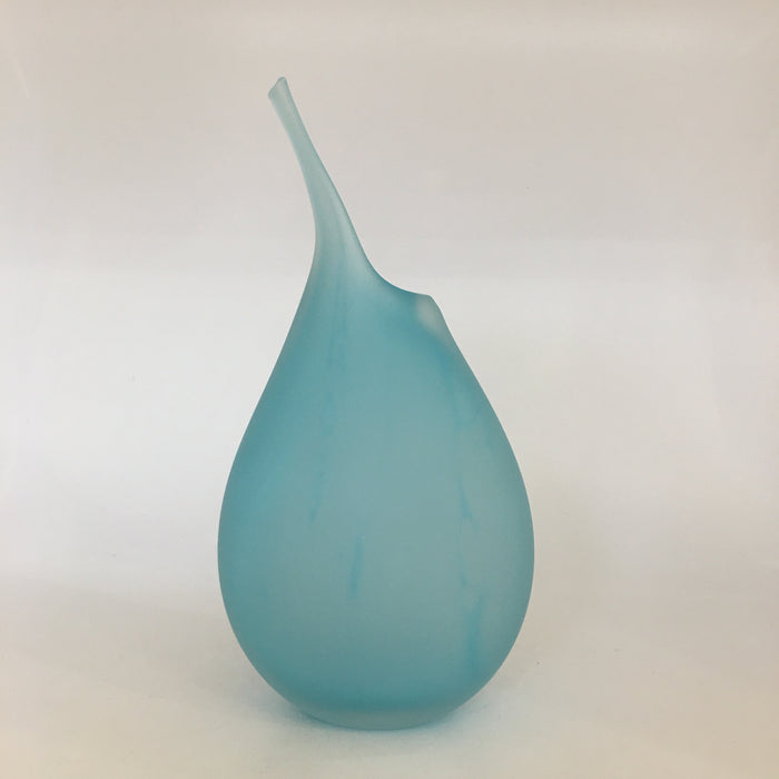 Large Pod Vase, opaque blue (LOC300)