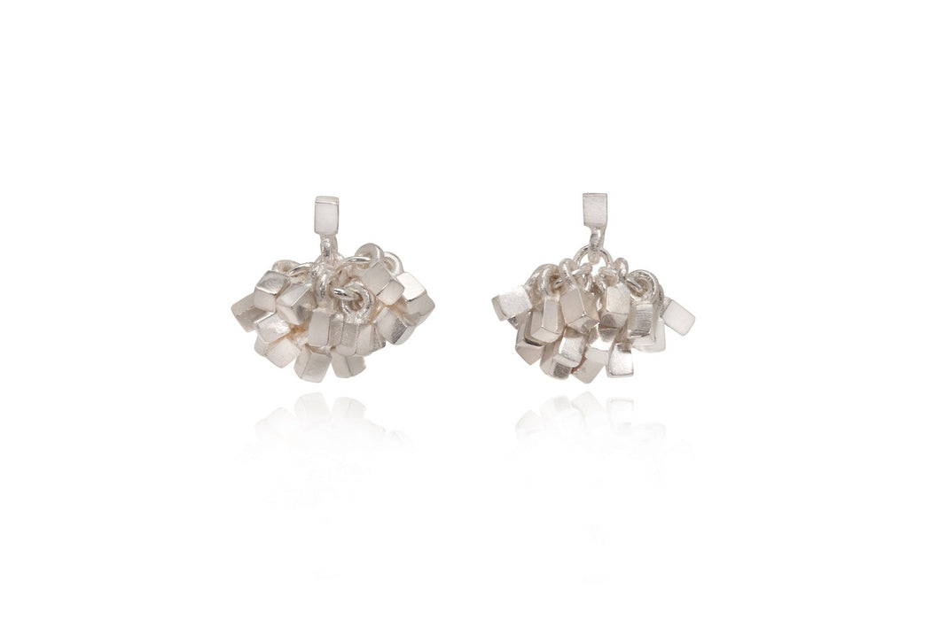 Small 'Tassel' Earrings, silver (SJP086)