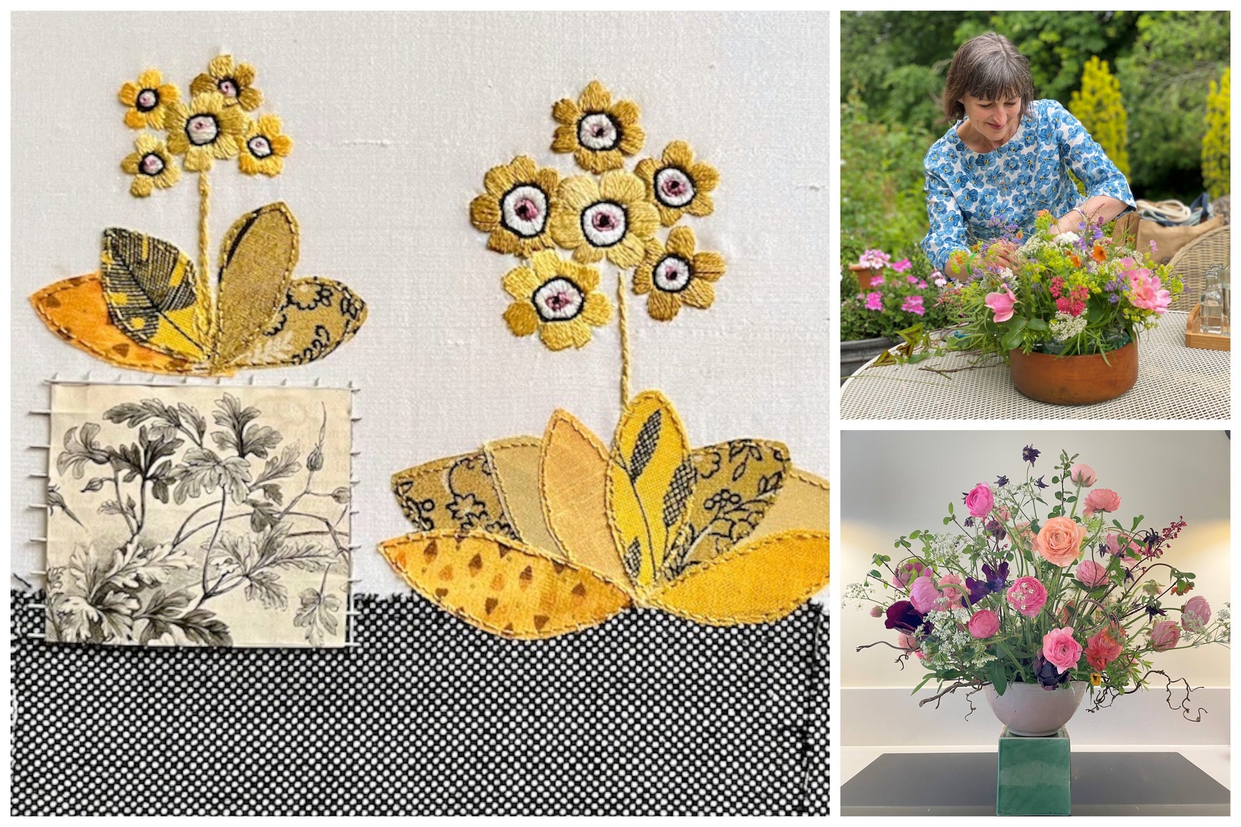Crafts Alive - Flowers and the Maker Collaboration - Cate Fox