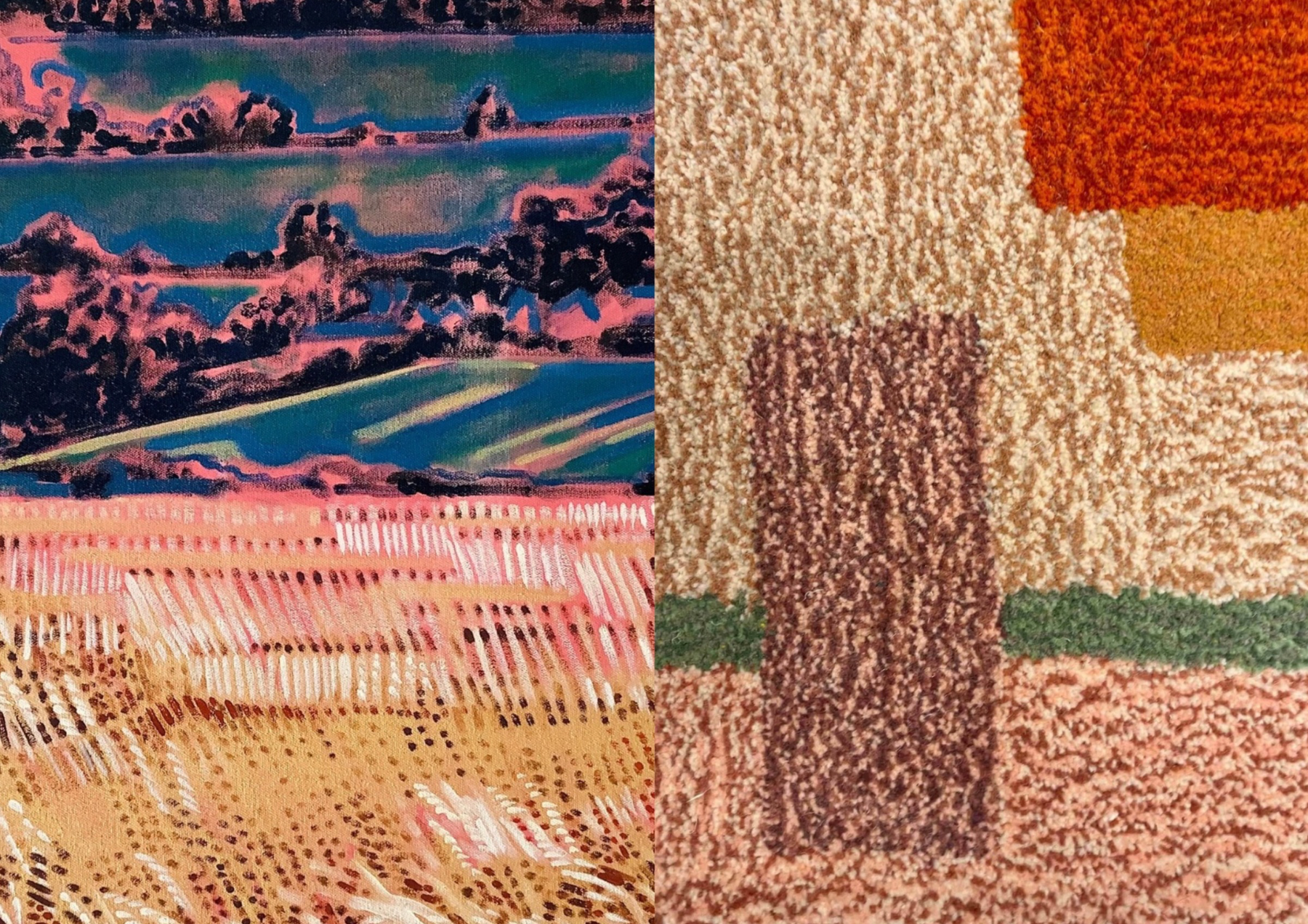 Sister Act II: Colourful Paintings and Tufted Rugs in Stroud