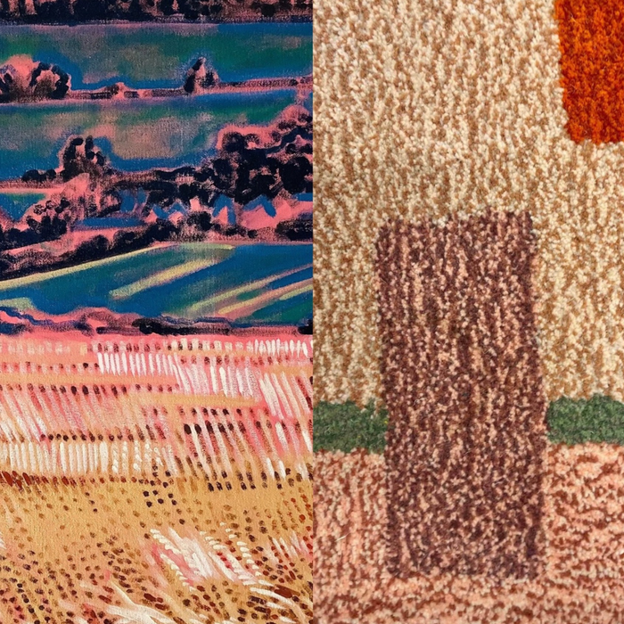 Sister Act II: Colourful Paintings and Tufted Rugs in Stroud