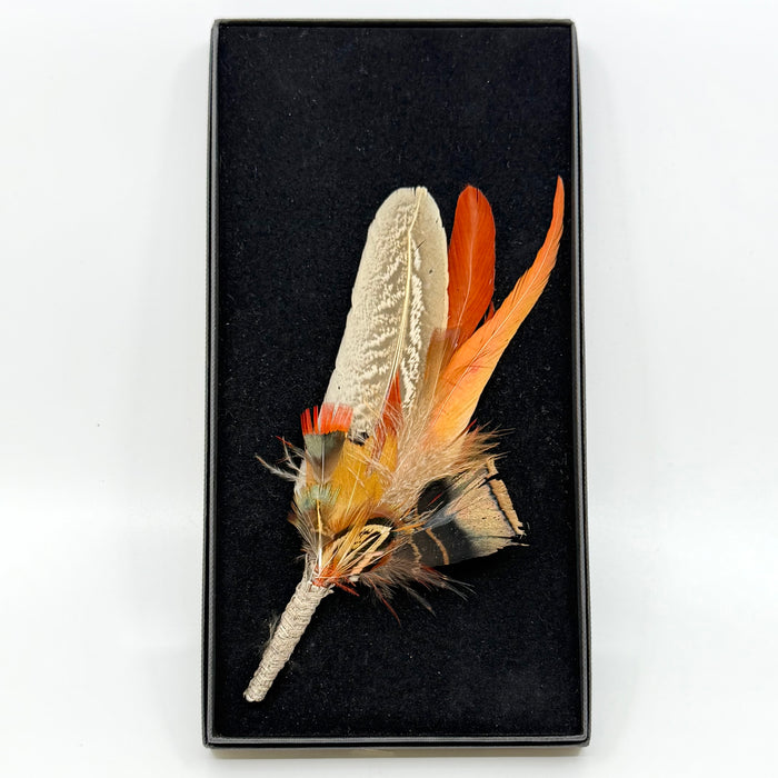 Feather corsage/brooch (LPK40B)
