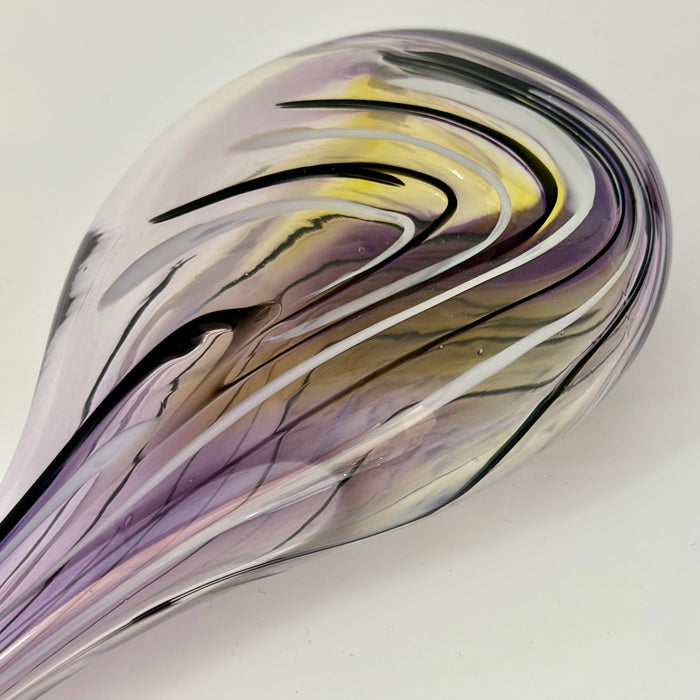 Feather Bottle, Amethyst and Gold Topaz (LOC405)