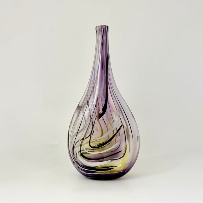 Feather Bottle, Amethyst and Gold Topaz (LOC405)