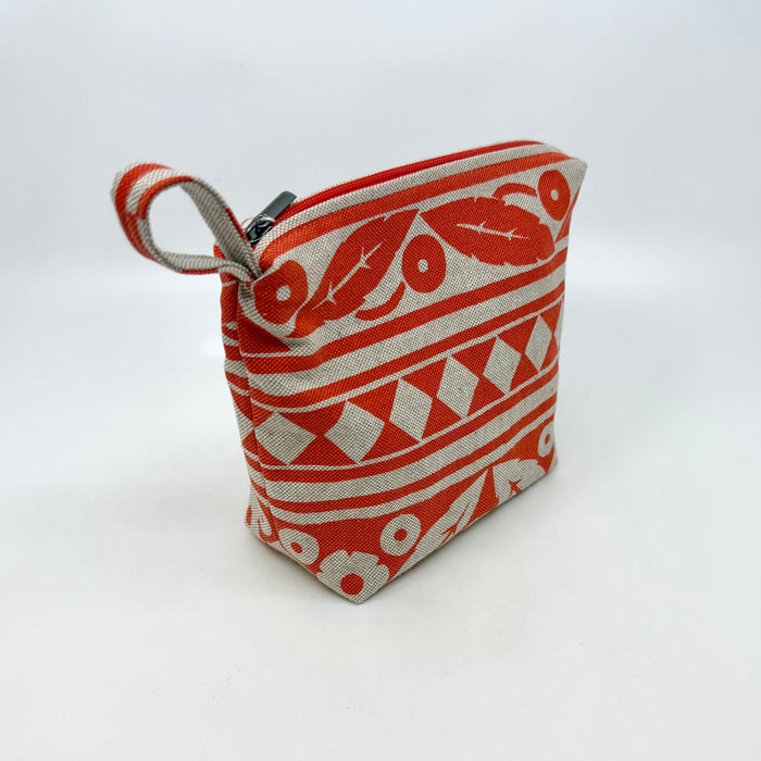 'Rodmarton' make up bag, orange (KC110F)