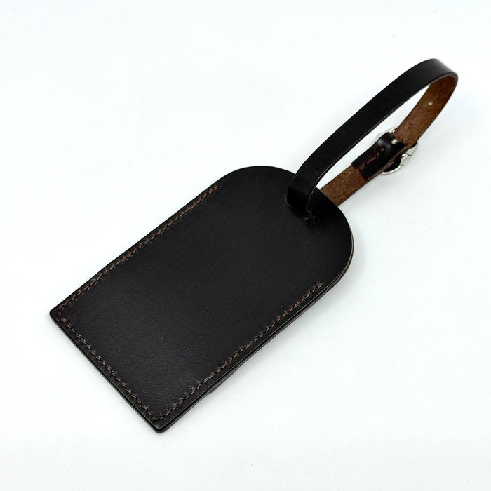 Luggage Tag in Chocolate Hide (MAM281)