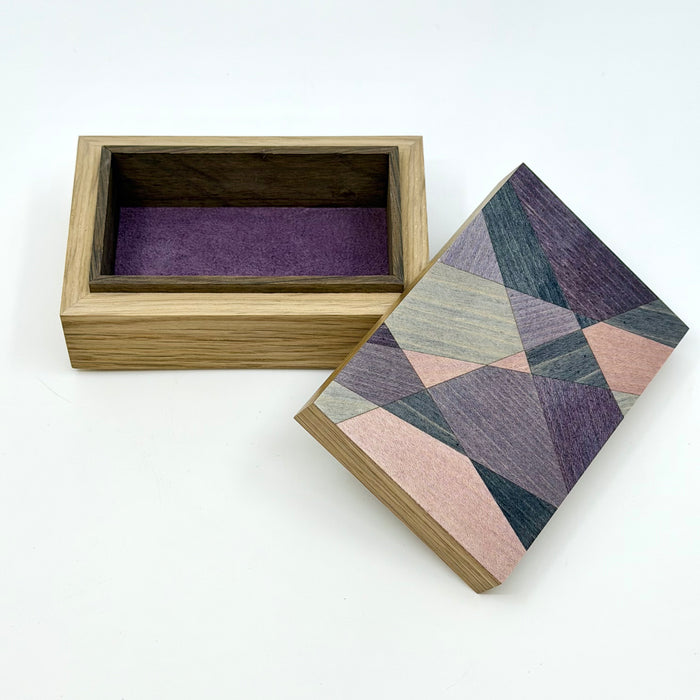 Lilac Cubist Tray Box (KS161)
