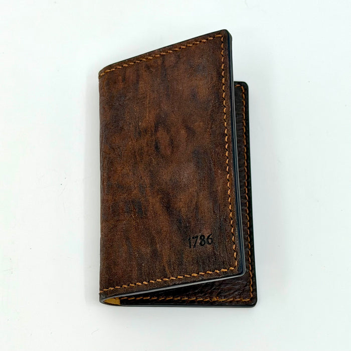 1786 Russia leather card case, (MAM293)