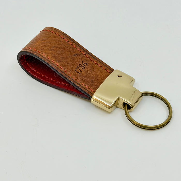 1786 Russia leather key fob, (MAM274B)
