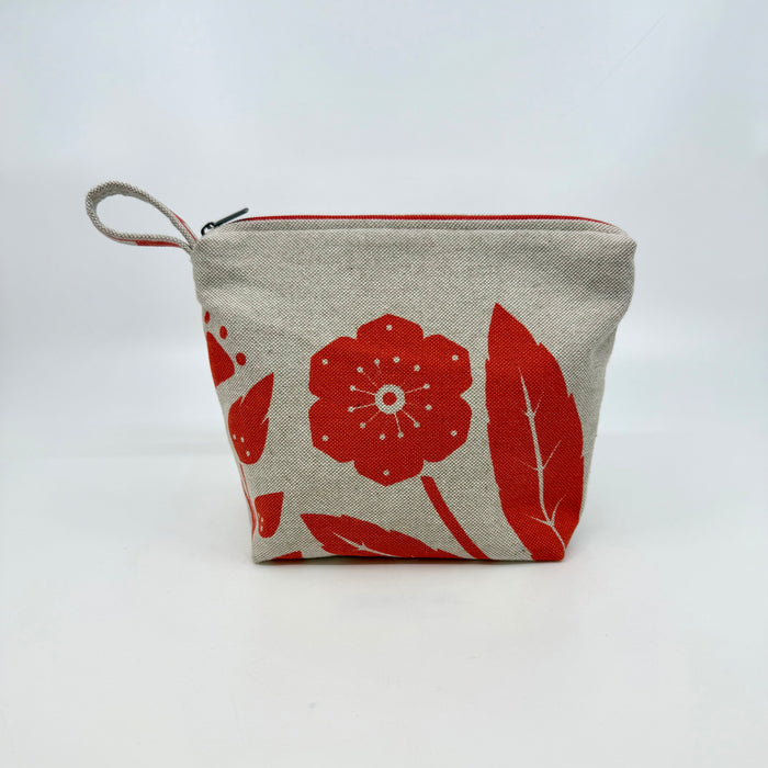 'Rodmarton' make up bag, orange (KC110B)