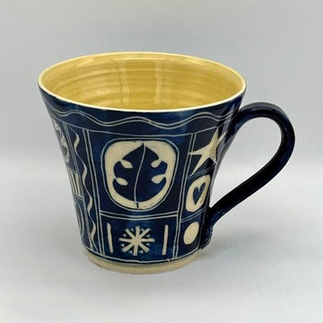 Tall mug 5 'A' (AH815)