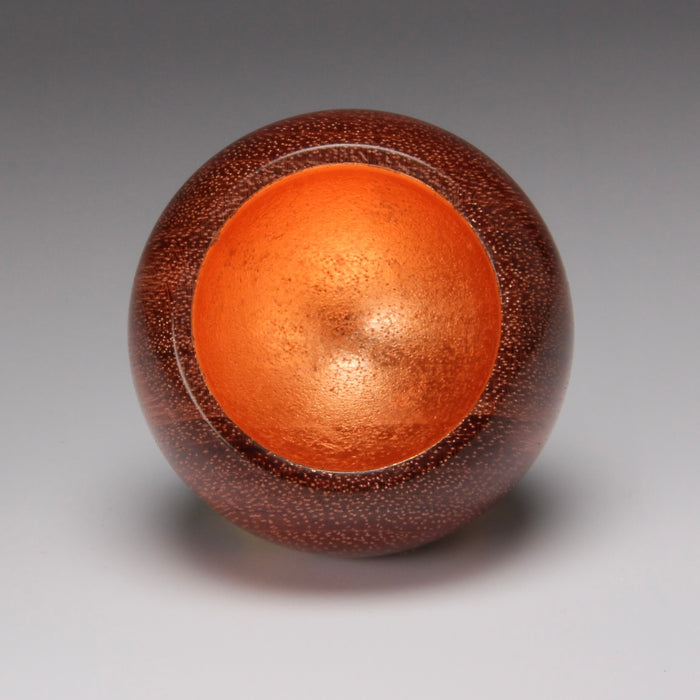 Ovangkol pot with copper (PDE25)