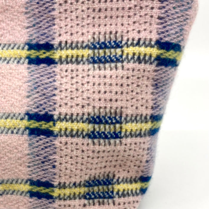 Handwoven Medium Pouch, pink/blue (HF041D)