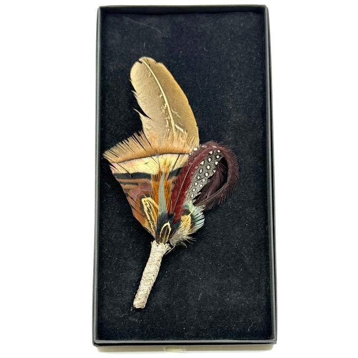 Feather corsage/brooch (LPK40C)