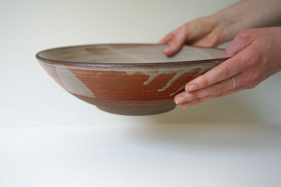 Large wood fired fruit bowl (SJN29)