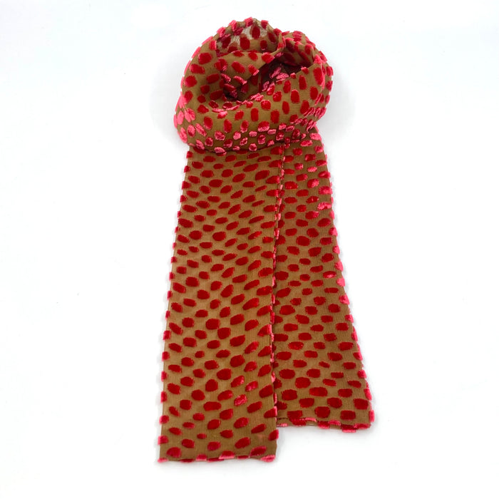 Tiny Tippet, Devore Velvet, Rose (LL07C)