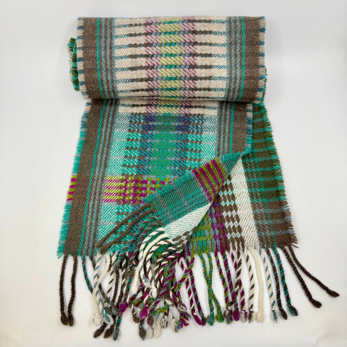'Lapwing' Handwoven Lambswool Scarf (HF010)