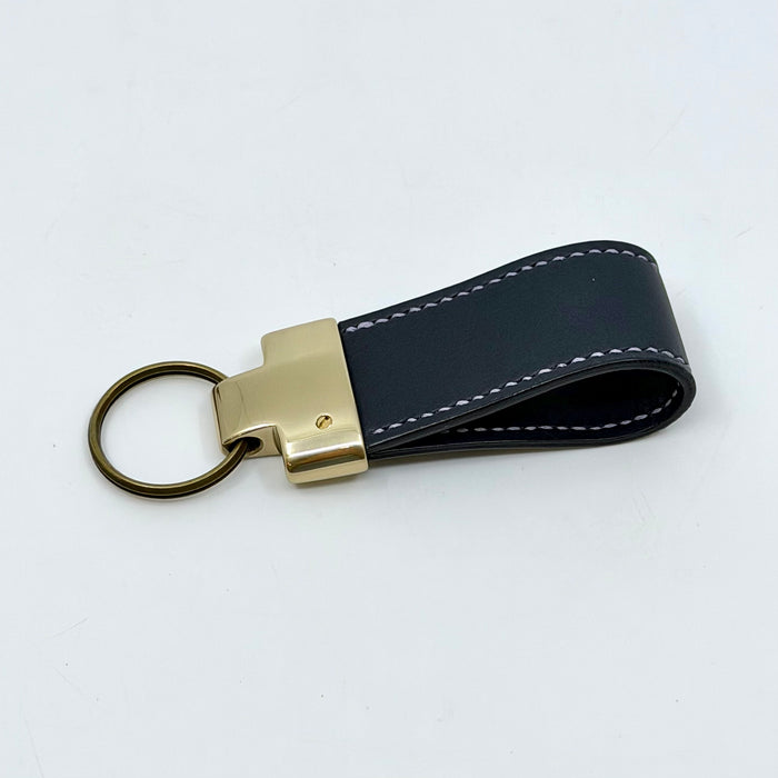 Calf key fob, navy (MAM300B)