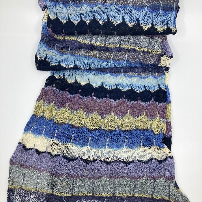 'Luskentyre' sea scarf, silk marl (AD275)