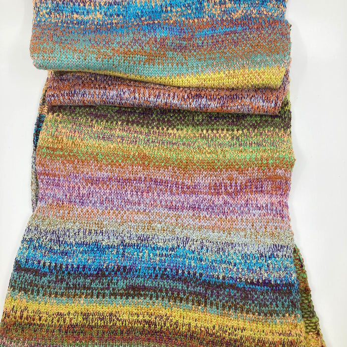 Lime landscape scarf (AD406)