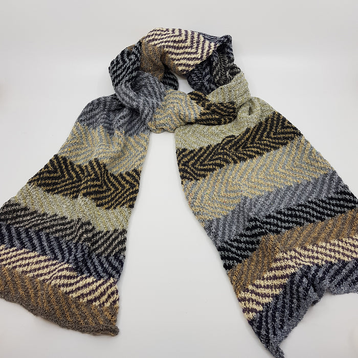 'St Ives Sand' scarf, silk marl (AD33)