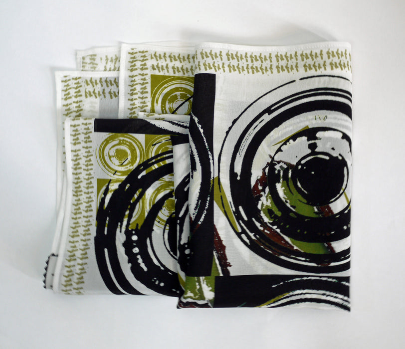 'In Focus square' silk scarf (AN343)