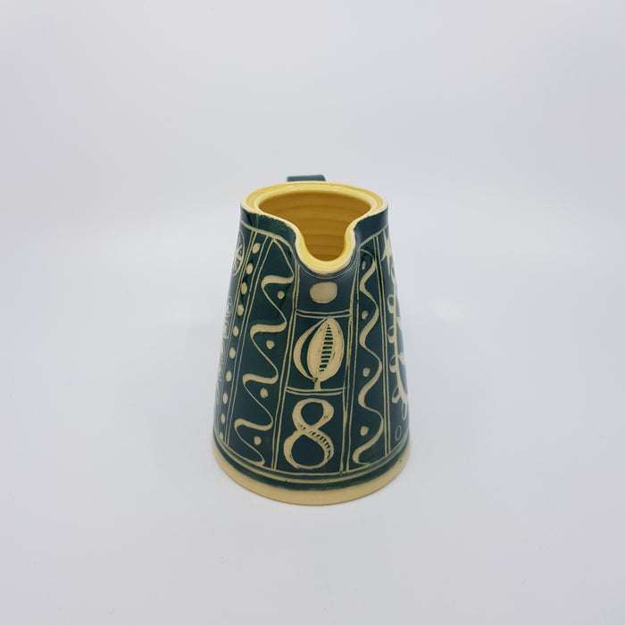 'Engraved' medium jug, green (AH669B)