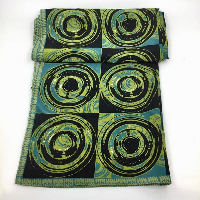 'In Focus' turquoise long silk scarf (AN344T)