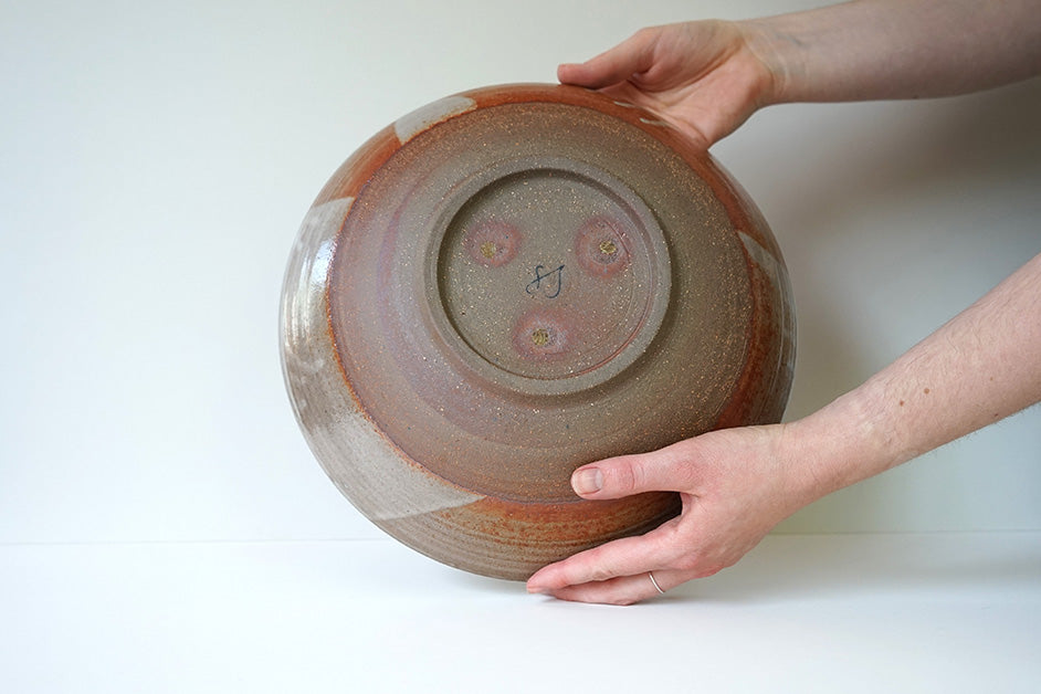 Large wood fired fruit bowl (SJN29)