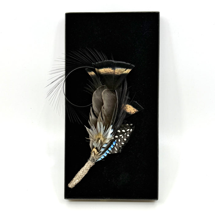 Feather corsage/brooch (LPK40A)