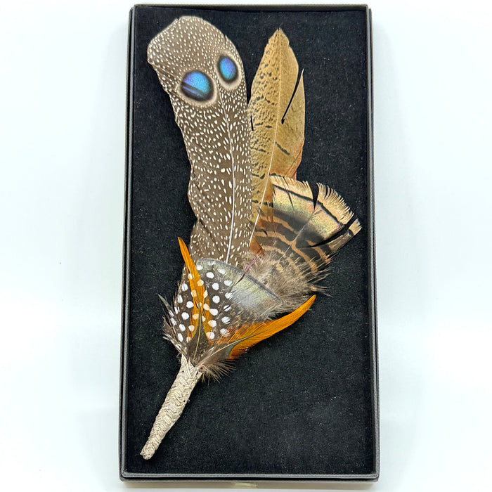 Feather corsage/brooch (LPK40D)