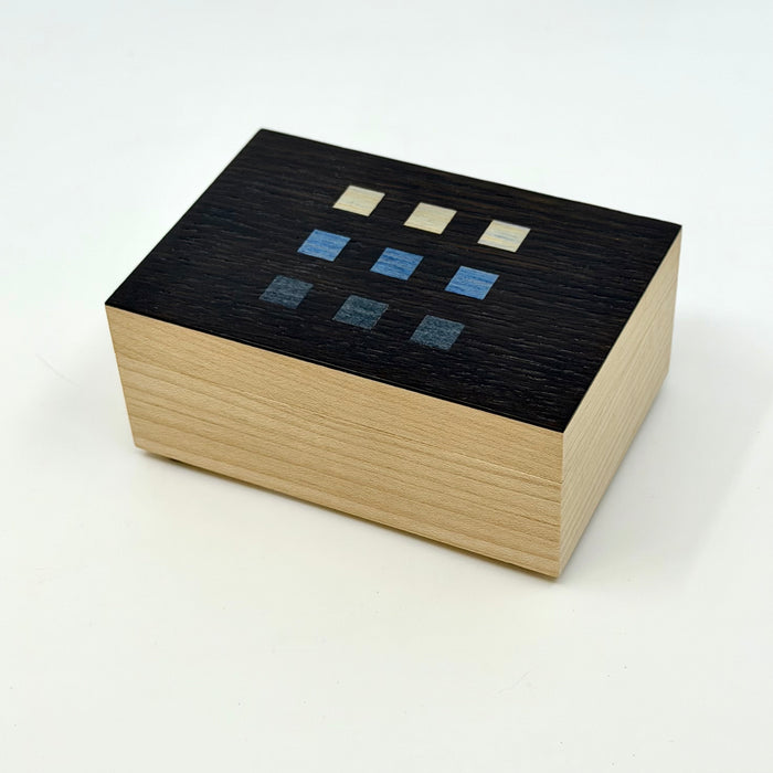 Blue Grid Tray Box (KS69)