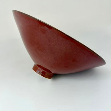 Medium Bowl, porcelain, orange-red (RH27)