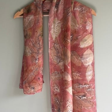 12mm habotai silk scarf  pink (CRE96)