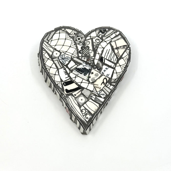 Black and White Heart (CM316)