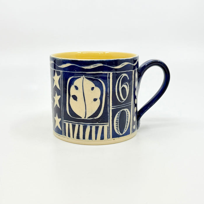 Cobalt engraved mug (AH768A)