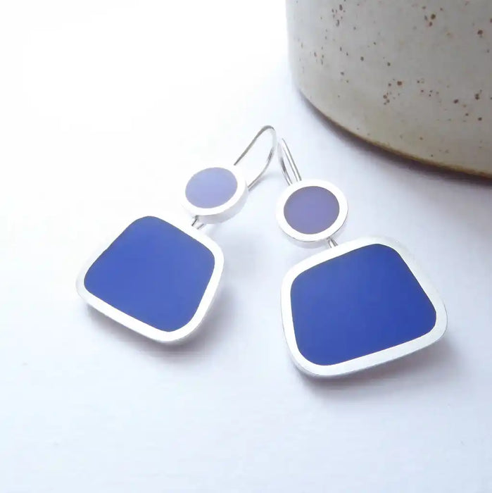 Colourblock Drops lilac/sapphire (ST402)
