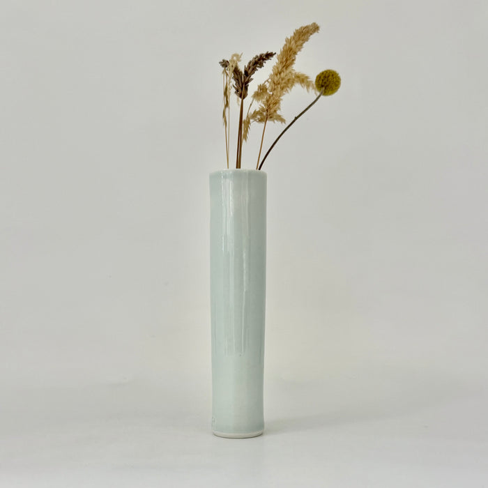 Cylinder Vase, porcelain, glossy pale green celadon (RH02)