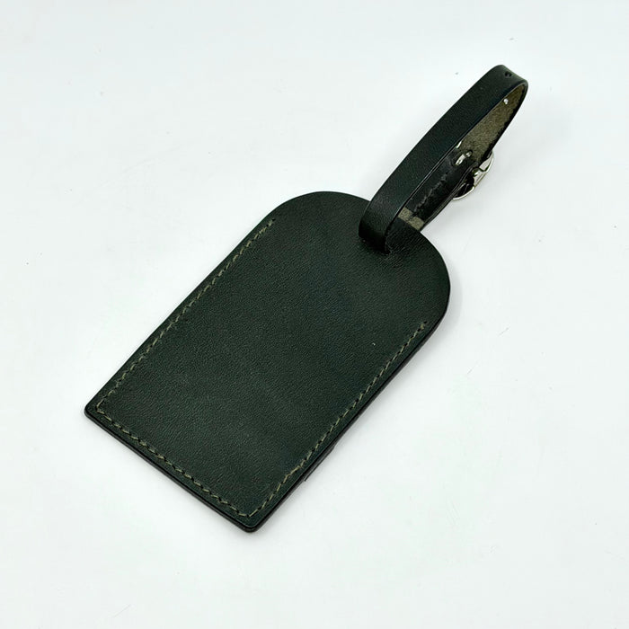 Luggage Tag in  Hide, Green (MAM260)