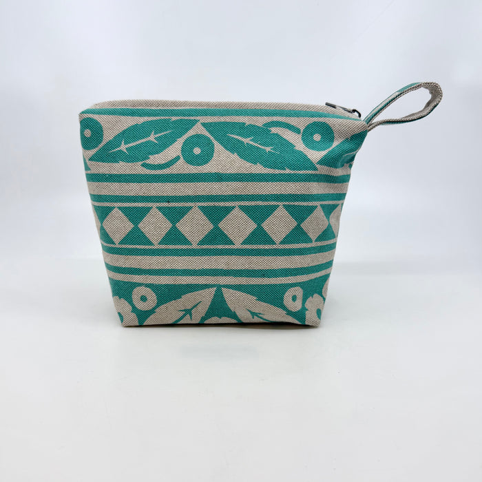 'Rodmarton' make up bag, turquoise (KC110G)