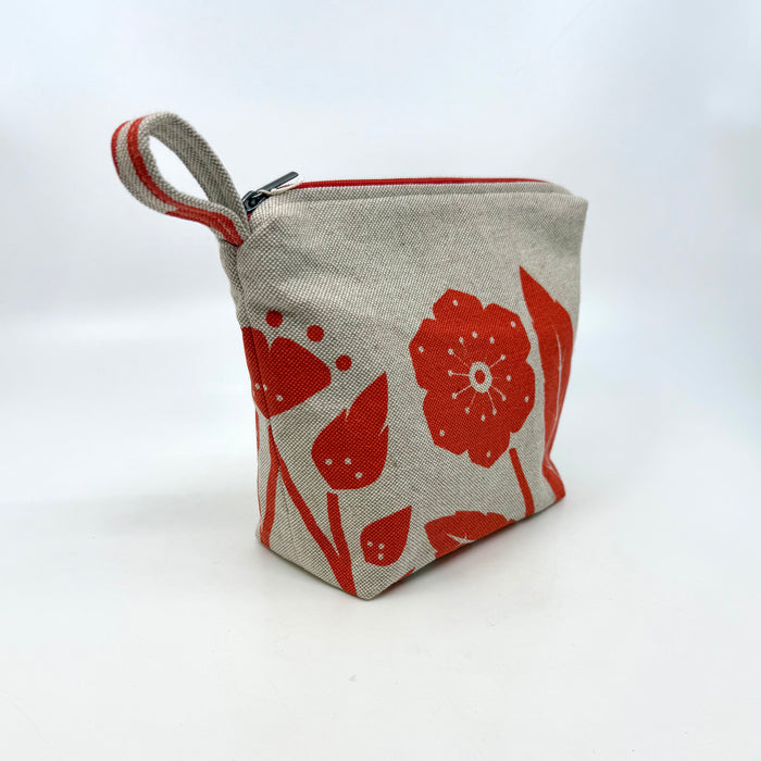 'Rodmarton' make up bag, orange (KC110B)