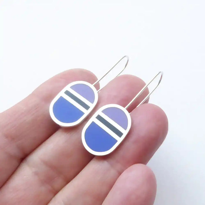 Loop Long Drops lilac/ink/sapphire blue (ST399)