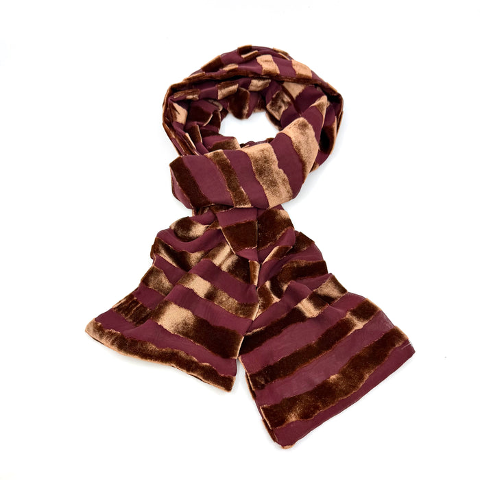 Devore Scarf - 'Torn Stripe' Heather (LL2409)