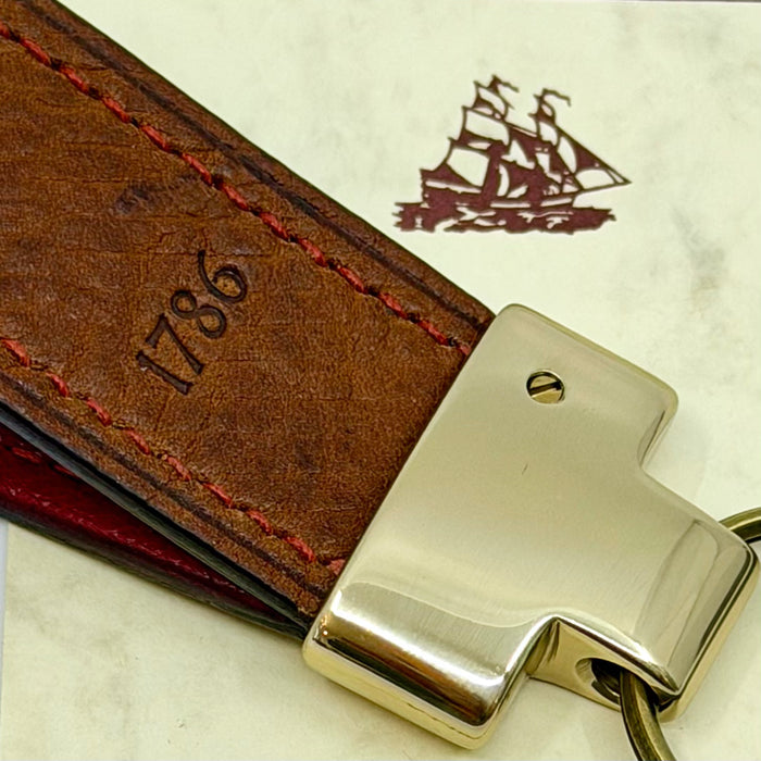 1786 Russia leather key fob, (MAM274B)