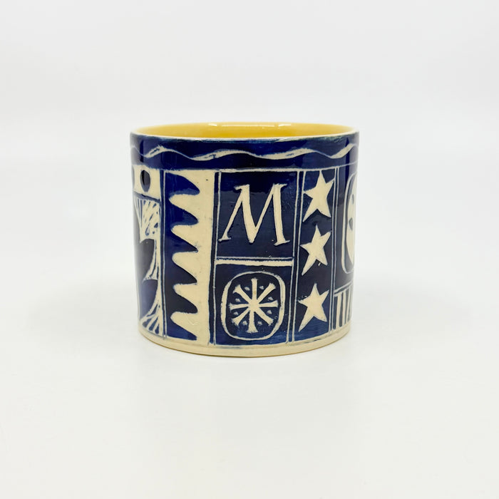 Cobalt engraved mug (AH768A)