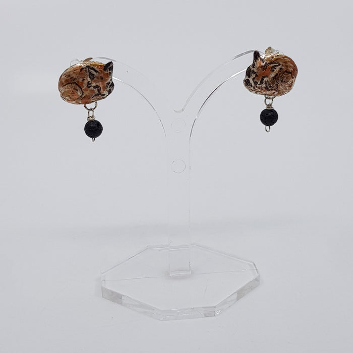 Curled Fox earrings (ED250)