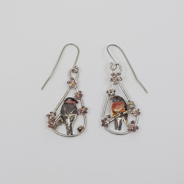 Bullfinch earrings (ED254)