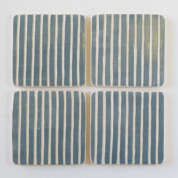 Ceramic Coasters, set of 4 (EKW143)