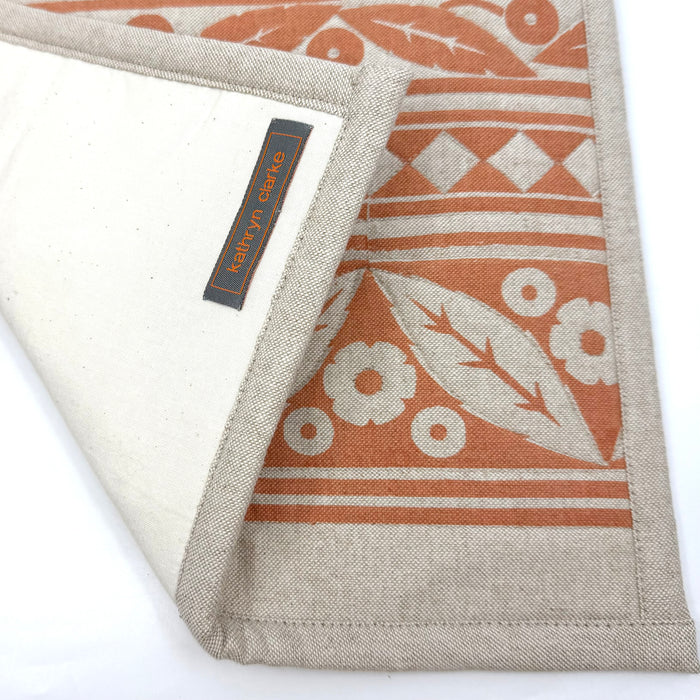 'Rodmarton' Quilted Table Mat, Pink (KC118PK)